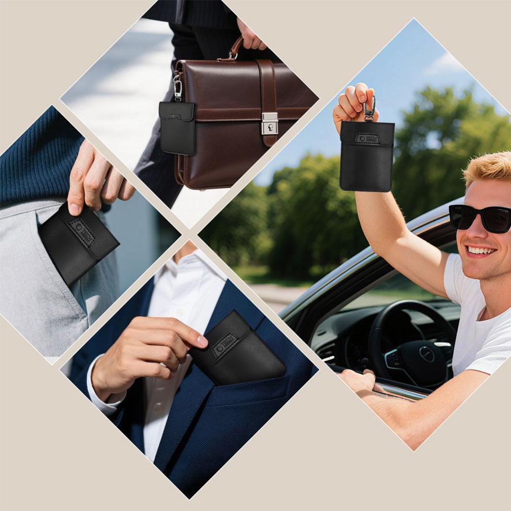Schutzhülle Faradayscher Käfig, Tech-Protect KLR400 Pouch Keyless RFID Signal Blocker Case, Schwarz