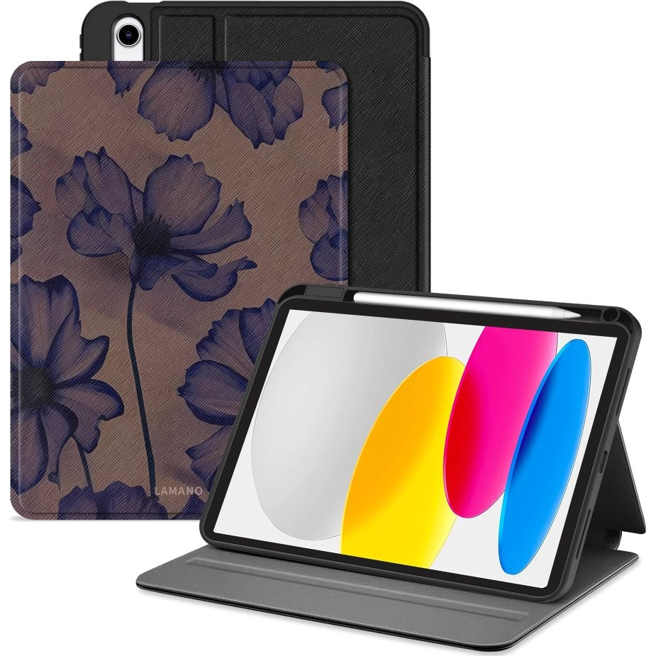 Schutzhülle für Apple iPad 11 2025 / 10.9 2022, Tech-Protect Lamano, Braun