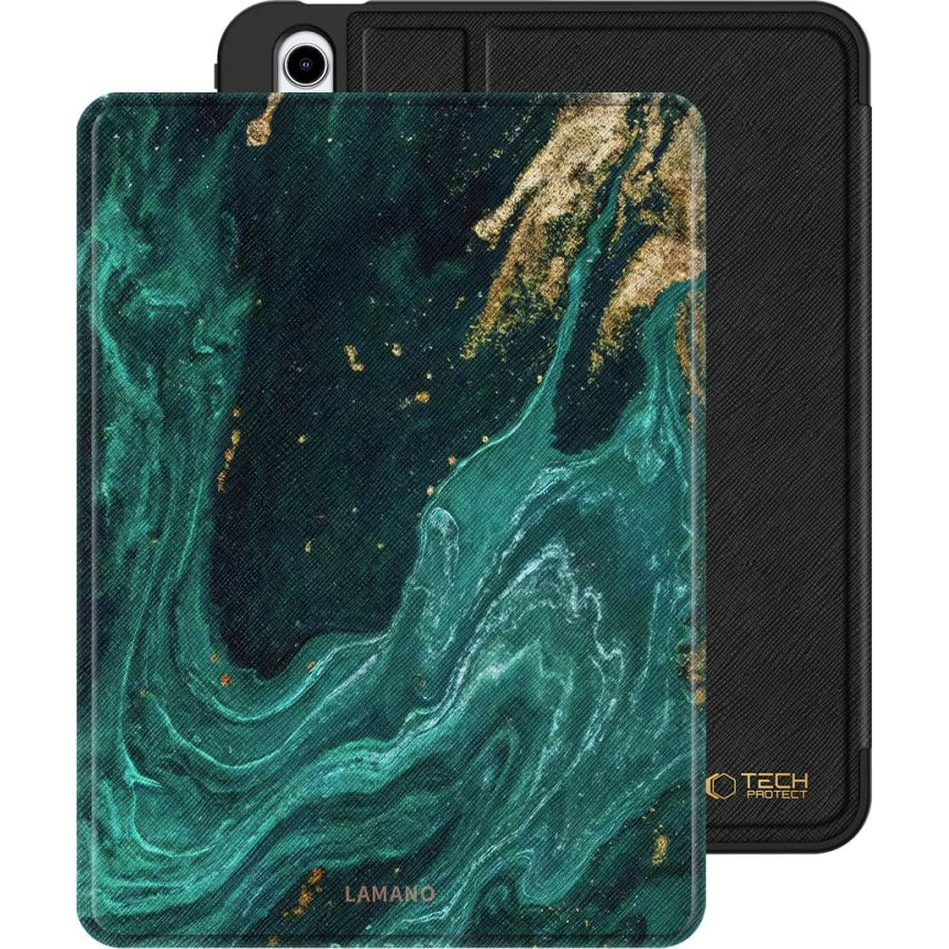 Schutzhülle für Apple iPad 11 2025 / 10.9 2022, Tech-Protect Lamano, Grün