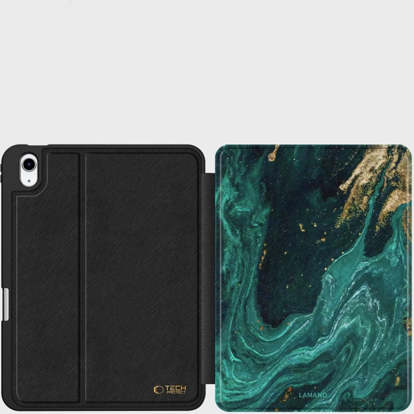Schutzhülle für Apple iPad 11 2025 / 10.9 2022, Tech-Protect Lamano, Grün