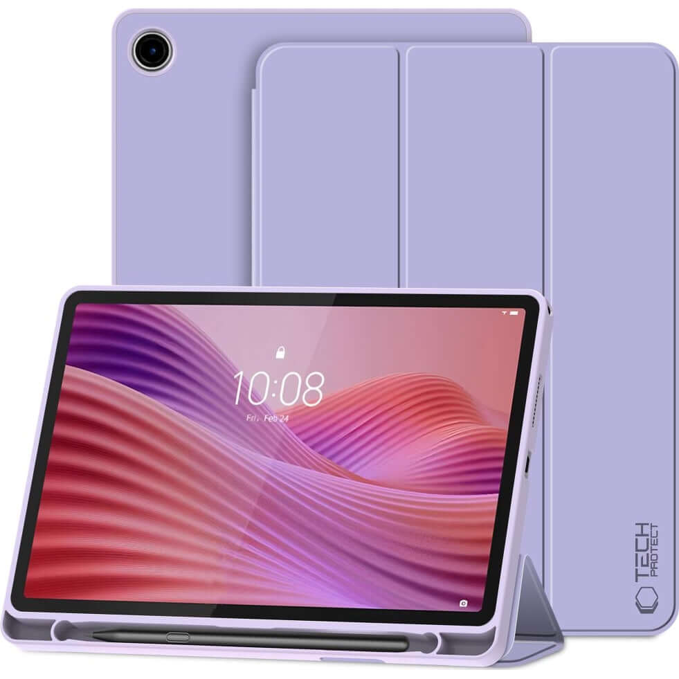 Schutzhülle für Lenovo Tab 10.1 TB-311, Tech-Protect SC Pen, Violett
