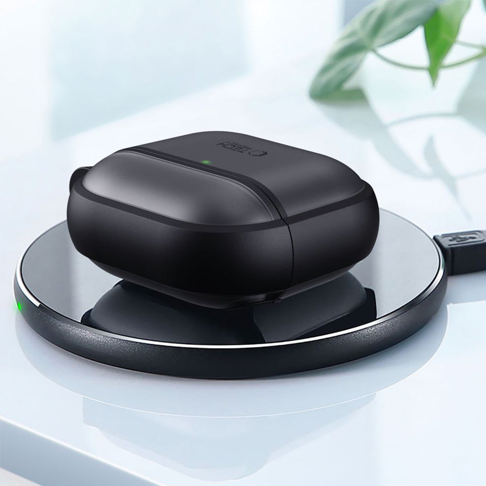 Schutzhülle für Apple AirPods Pro 3, Tech-Protect Magmat, Durchscheinend-Schwarz