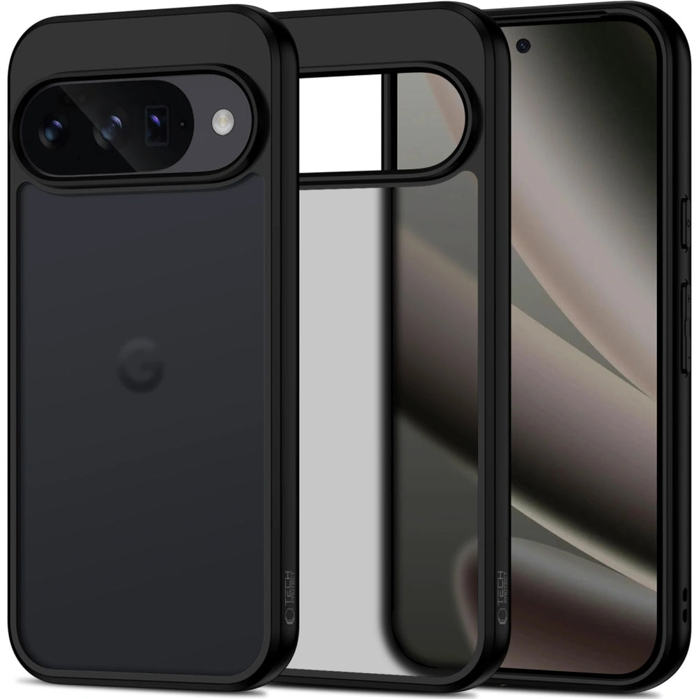 Handyhülle für Google Pixel 10 / 10 Pro, Tech-Protect MagMat, Transparent-Schwarz