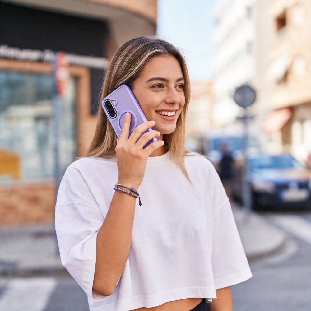 Handyhülle für Galaxy A57, Tech-Protect MagMat MagSafe, Viollett