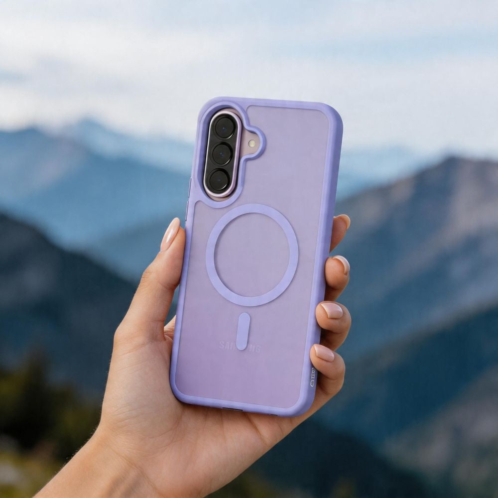 Handyhülle für Galaxy A57, Tech-Protect MagMat MagSafe, Viollett