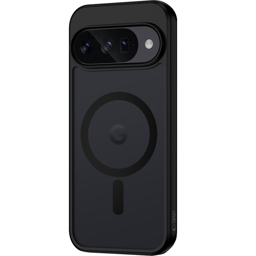 Handyhülle für Google Pixel 10 / 10 Pro, Tech-Protect MagMat MagSafe, Rauchfarben-Schwarz