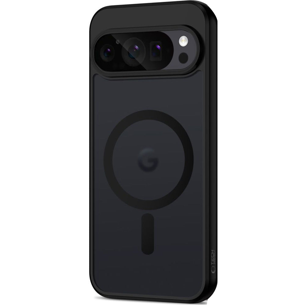 Handyhülle für Google Pixel 10 Pro XL, Tech-Protect MagMat MagSafe, Rauchfarben-Schwarz