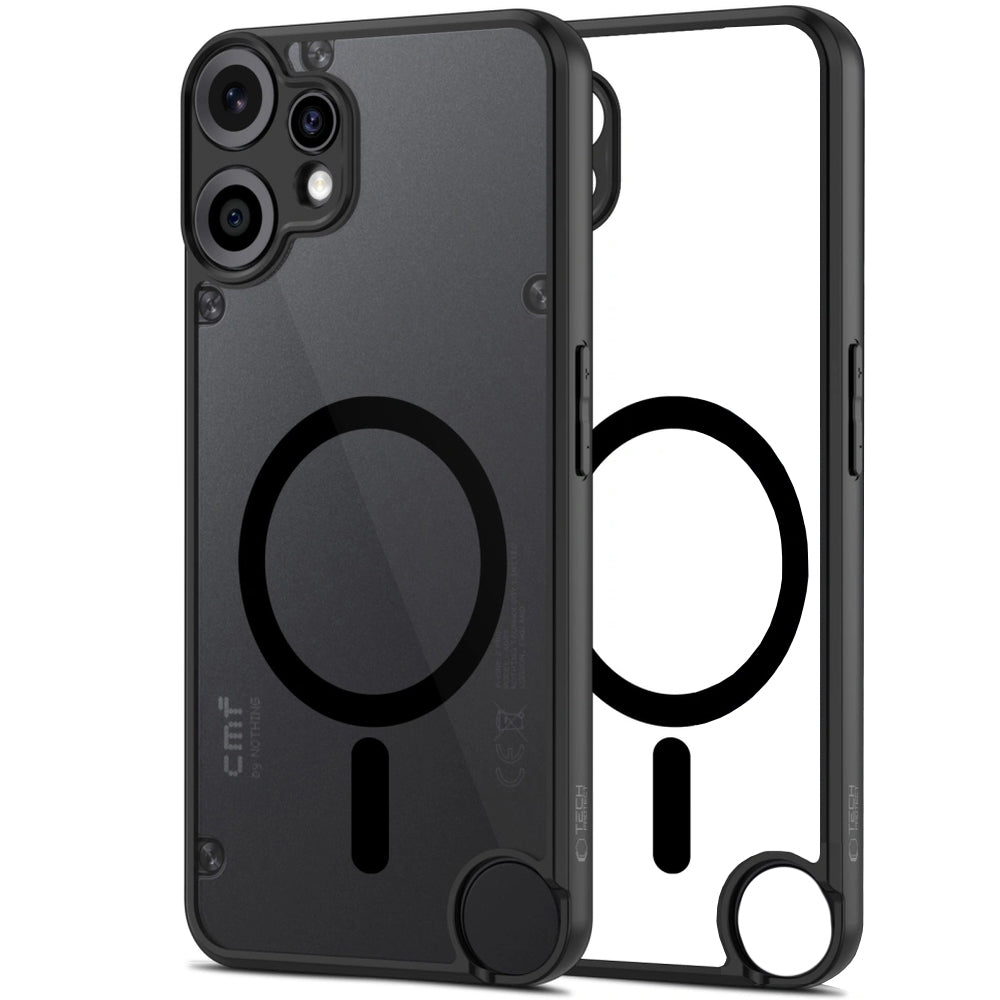 Handyhülle für Nothing CMF Phone 2 Pro, Tech-Protect MagMat MagSafe, Schwarz