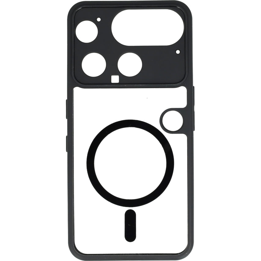 Handyhülle für Nothing Phone 3, Tech-Protect MagMat MagSafe, Transparent-Schwarz