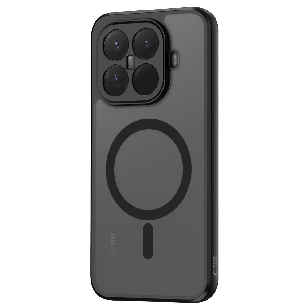 Handyhülle für Xiaomi 15T Pro, Tech-Protect MagMat MagSafe, Rauchfarben-Schwarz