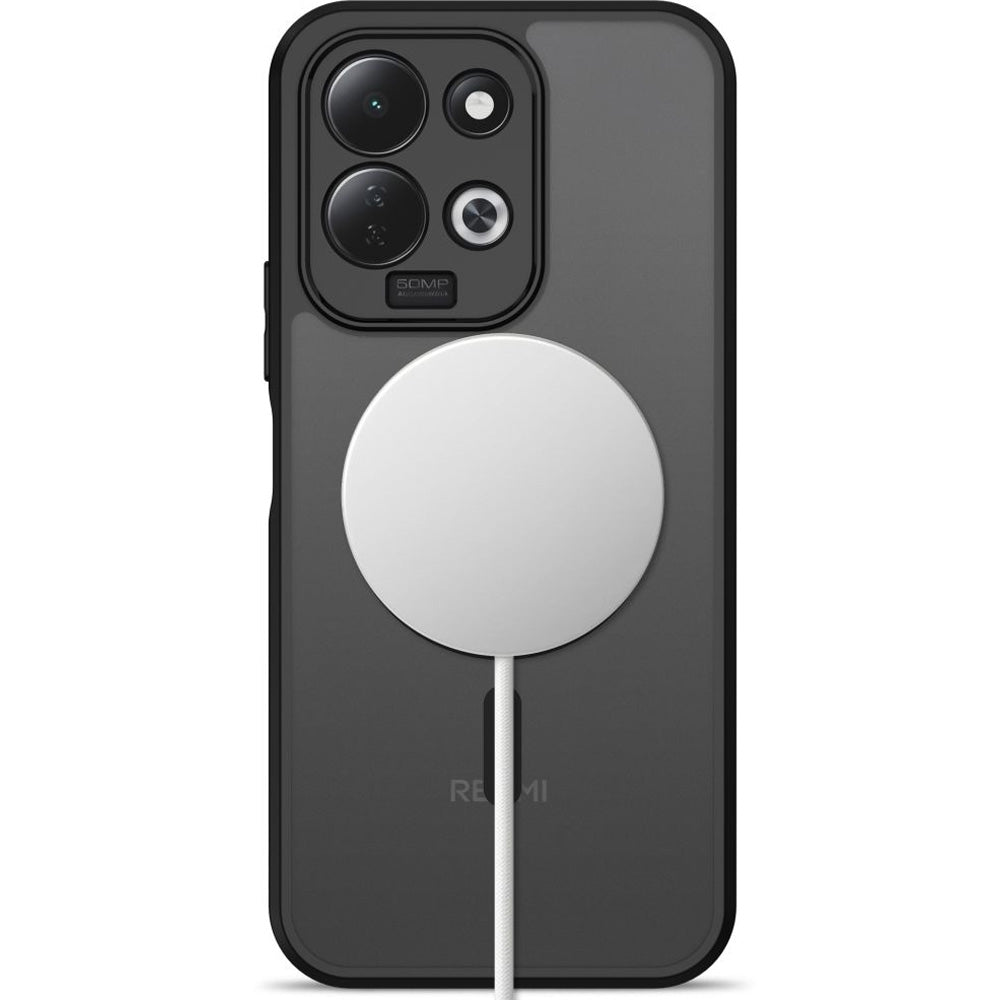 Handyhülle für Xiaomi Redmi 17 4G/5G, Tech-Protect Magmat MagSafe, Rauchfarben-Schwarz (3/9)