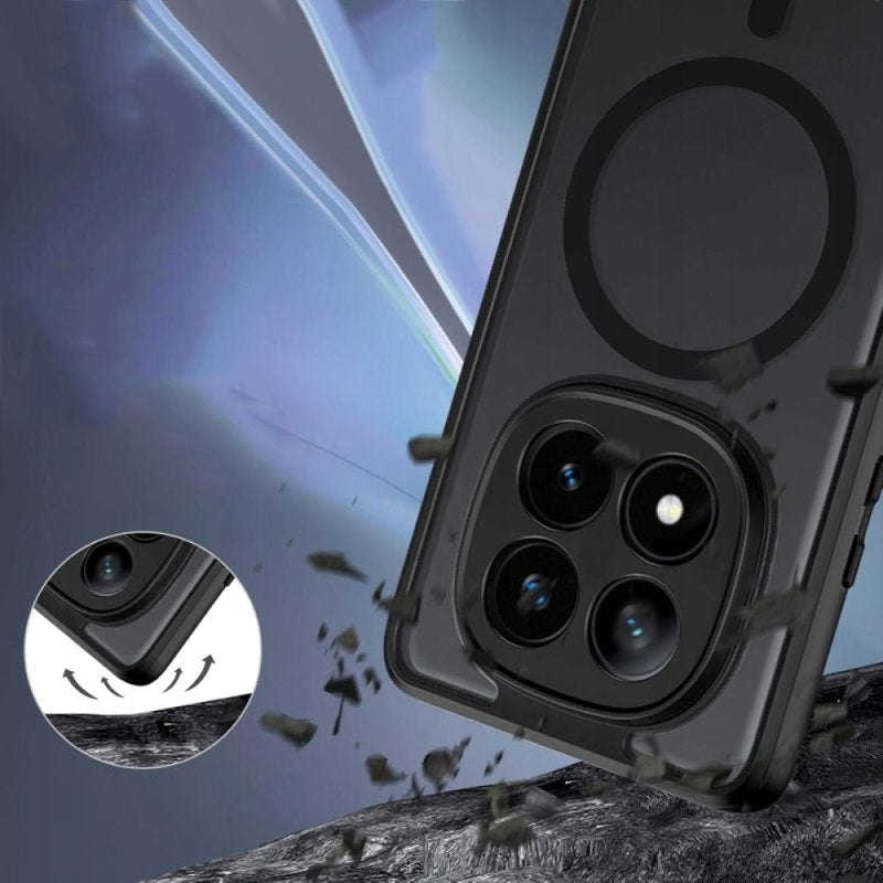 Handyhülle für Redmi Note 14 Pro 5G / POCO X7, Tech-Protect MagMat MagSafe, Schwarz