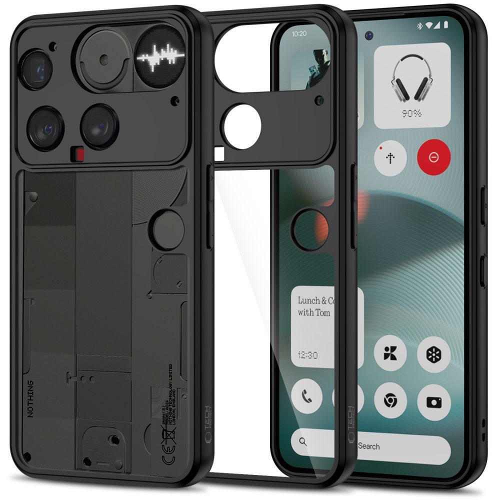Handyhülle für Nothing Phone 3, Tech-Protect MagMat, Schwarz