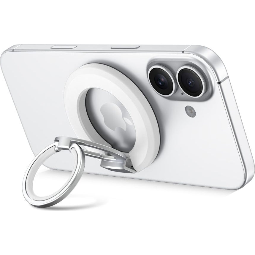 Magnetischer Fingerhalter, Tech-Protect MMR500 Magnetic MagSafe Ring, Telefonhaler, Weiß
