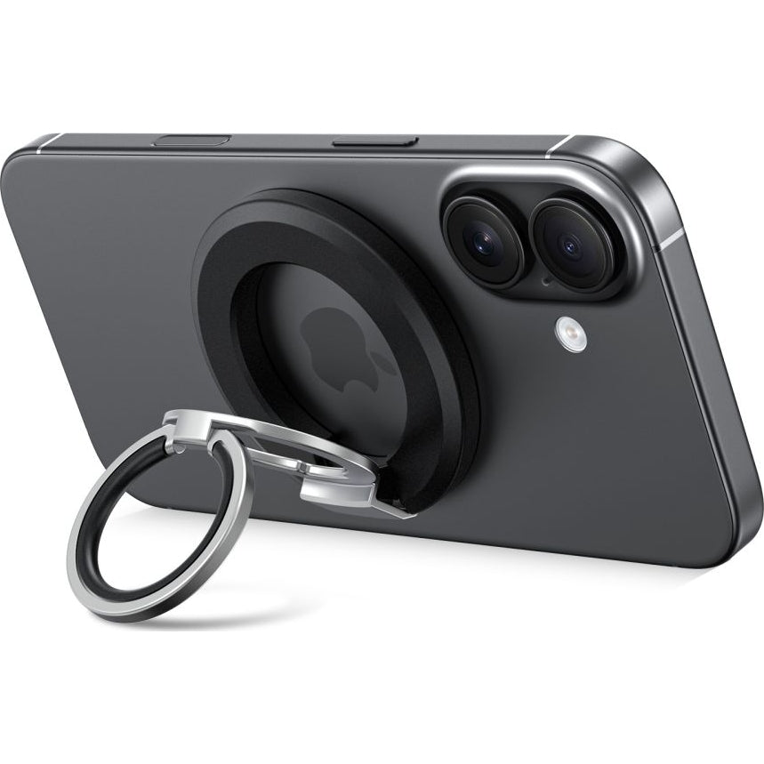 Magnetischer Fingerhalter, Tech-Protect MMR500 Magnetic MagSafe Ring, Telefonhaler, Schwarz