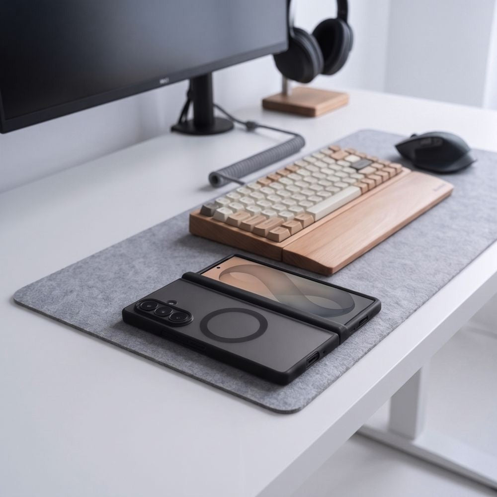Handyhülle für Galaxy Z Fold8 Ultra, Tech-Protect MagPeak mit MagSafe, Schwarz-Rauchfarben (8/8)