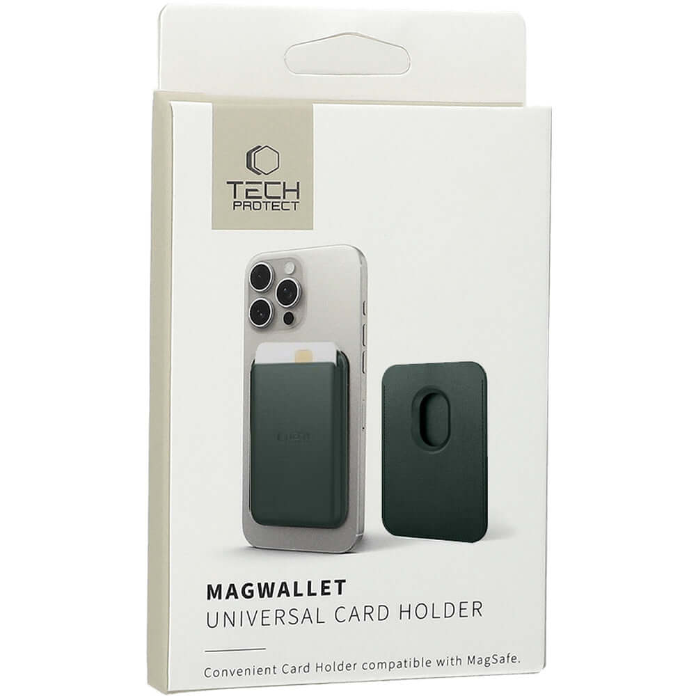 Kartenetui mit MagSafe, Tech-Protect MagWallet, Grün