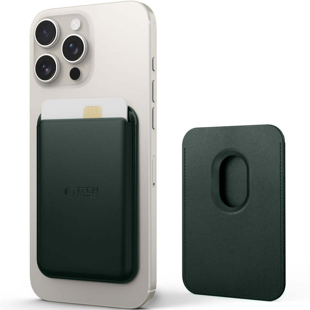 Kartenetui mit MagSafe, Tech-Protect MagWallet, Grün