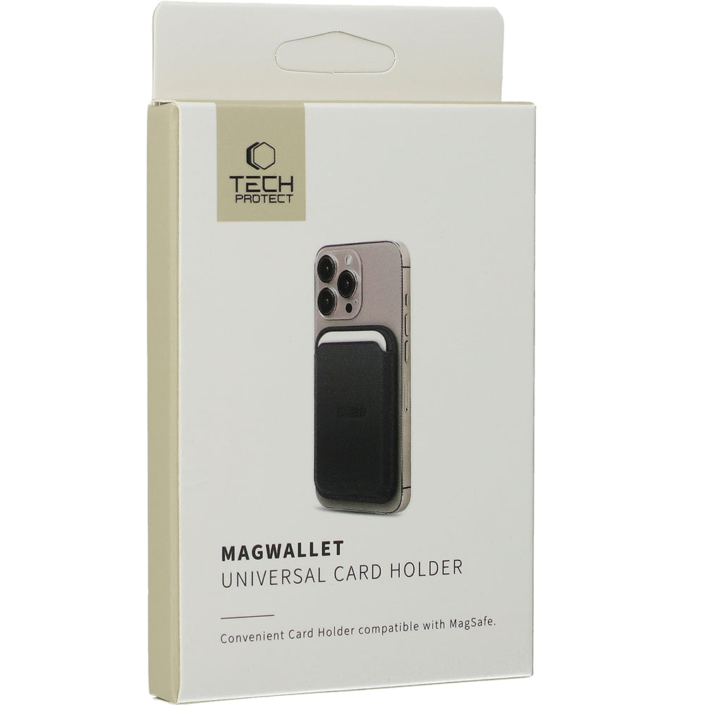 Kartenetui mit MagSafe, Tech-Protect MagWallet, Schwarz