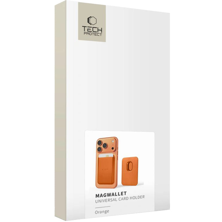 Kartenetui mit MagSafe, Tech-Protect MagWallet, Orange