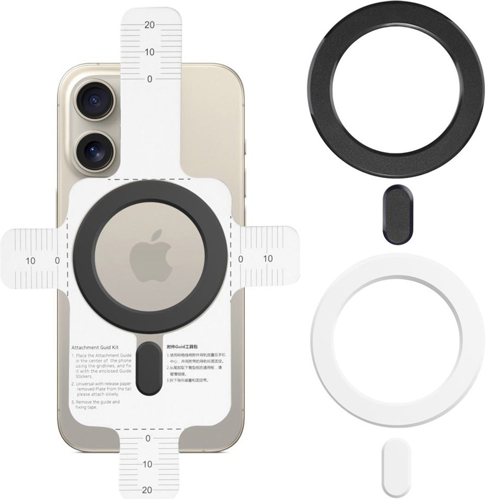 Magnetplatten Tech-Protect MMP-100 Magnetic MagSafe Ring für Hüllen ohne Magsafe, 2 Stück
