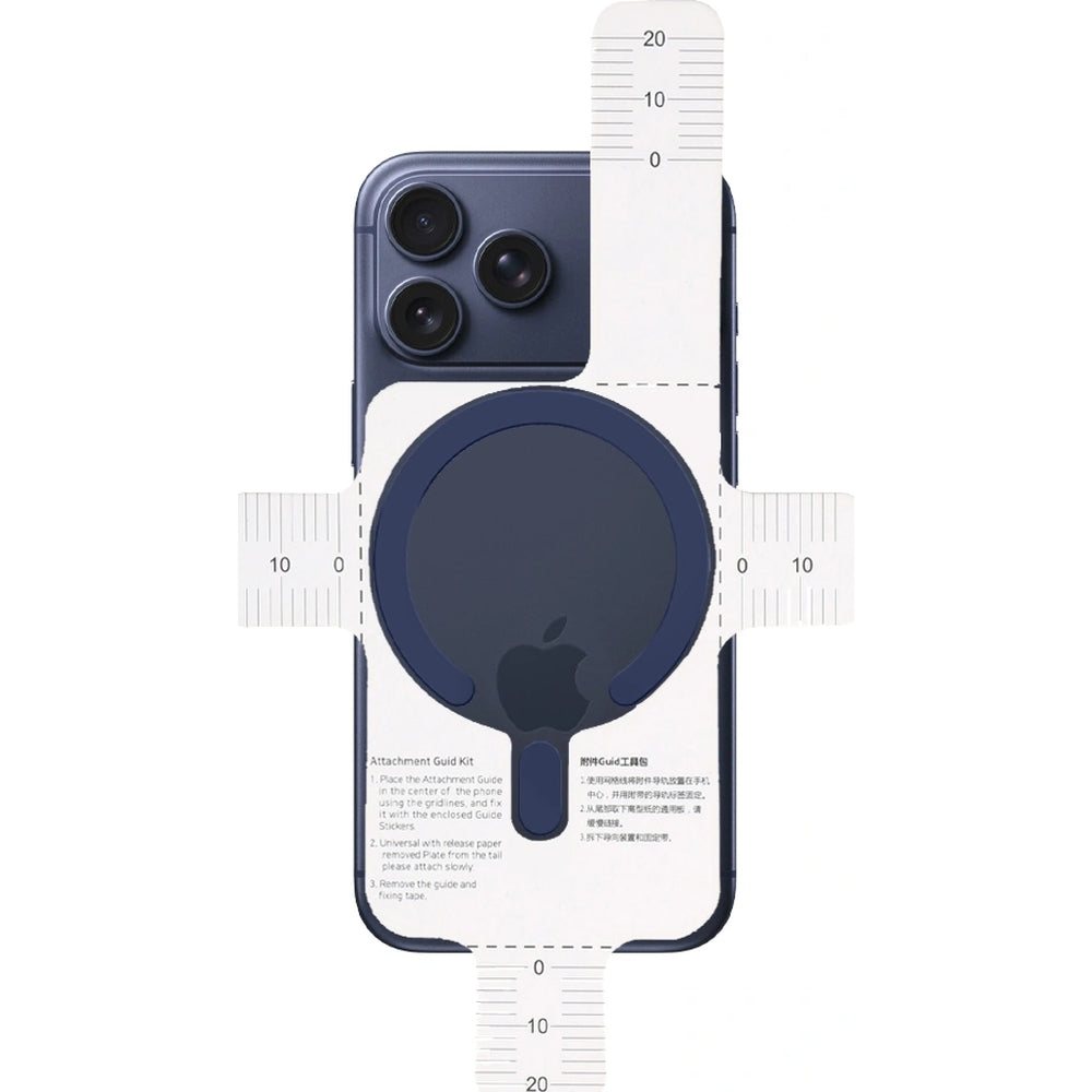 Magnetplatten Tech-Protect MMP-200 Magnetic MagSafe Ring für Hüllen ohne Magsafe, Dunkelblau