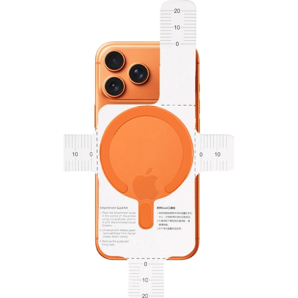 Magnetplatten Tech-Protect MMP-200 Magnetic MagSafe Ring für Hüllen ohne Magsafe, Orange