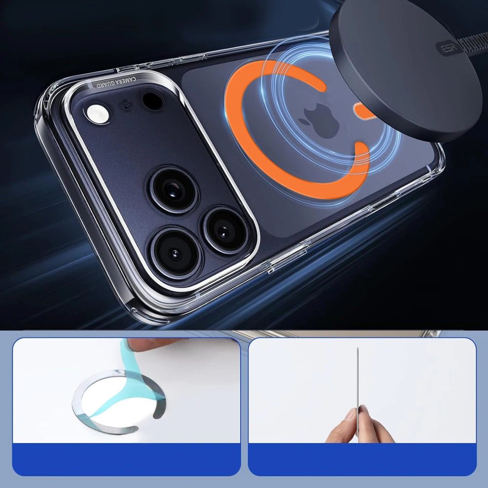 Magnetplatten Tech-Protect MMP-200 Magnetic MagSafe Ring für Hüllen ohne Magsafe, Orange