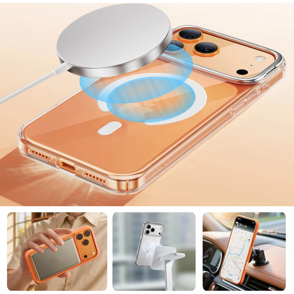 Magnetplatten Tech-Protect MMP-200 Magnetic MagSafe Ring für Hüllen ohne Magsafe, Weiß