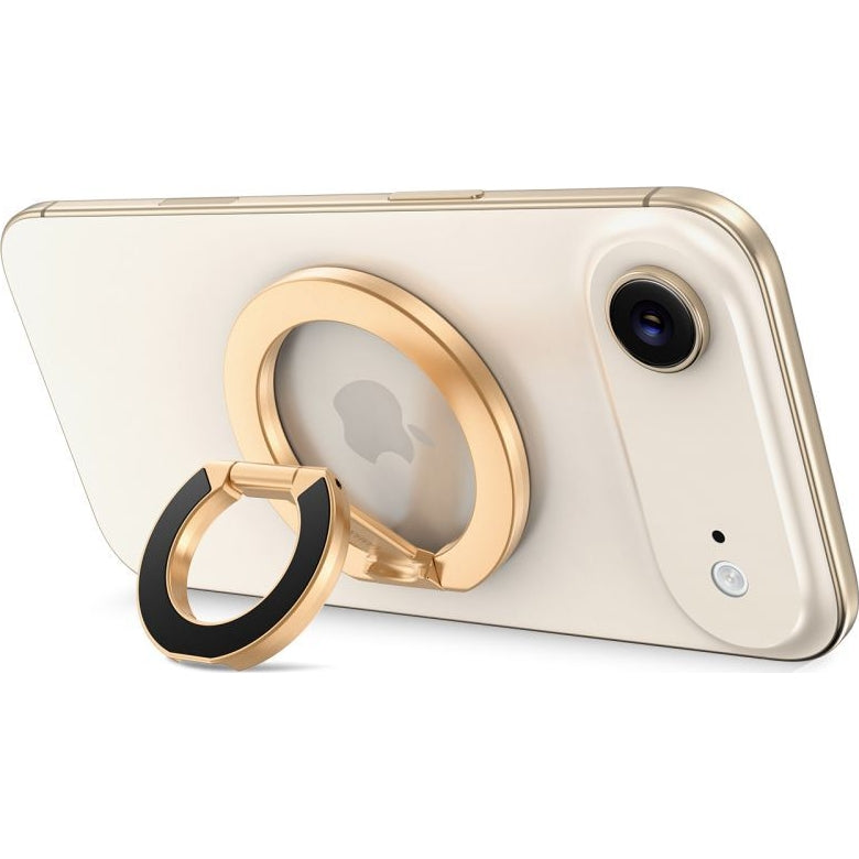 Magnetischer Fingerhalter, Tech-Protect MMR400 Lamano Magnetic MagSafe Ring, Telefonhaler, Golden