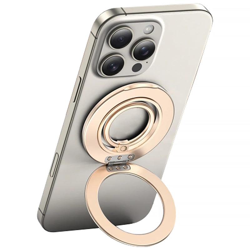 Magnetischer Fingerhalter, Tech-Protect MMR600 Magnetic MagSafe Ring, Telefonhaler, Golden
