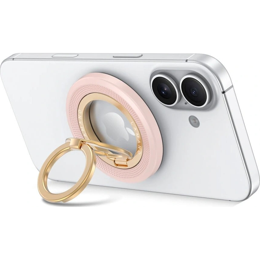 Magnetischer Fingerhalter, Tech-Protect MMR700 Magnetic MagSafe Ring, Telefonhaler, Rosa-Golden