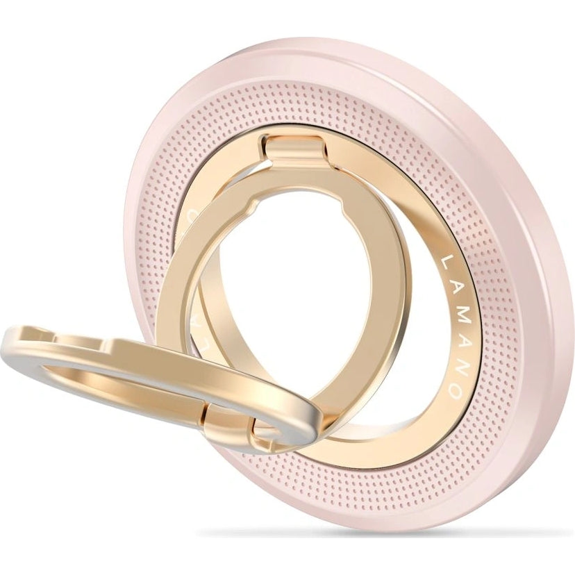 Magnetischer Fingerhalter, Tech-Protect MMR700 Magnetic MagSafe Ring, Telefonhaler, Rosa-Golden