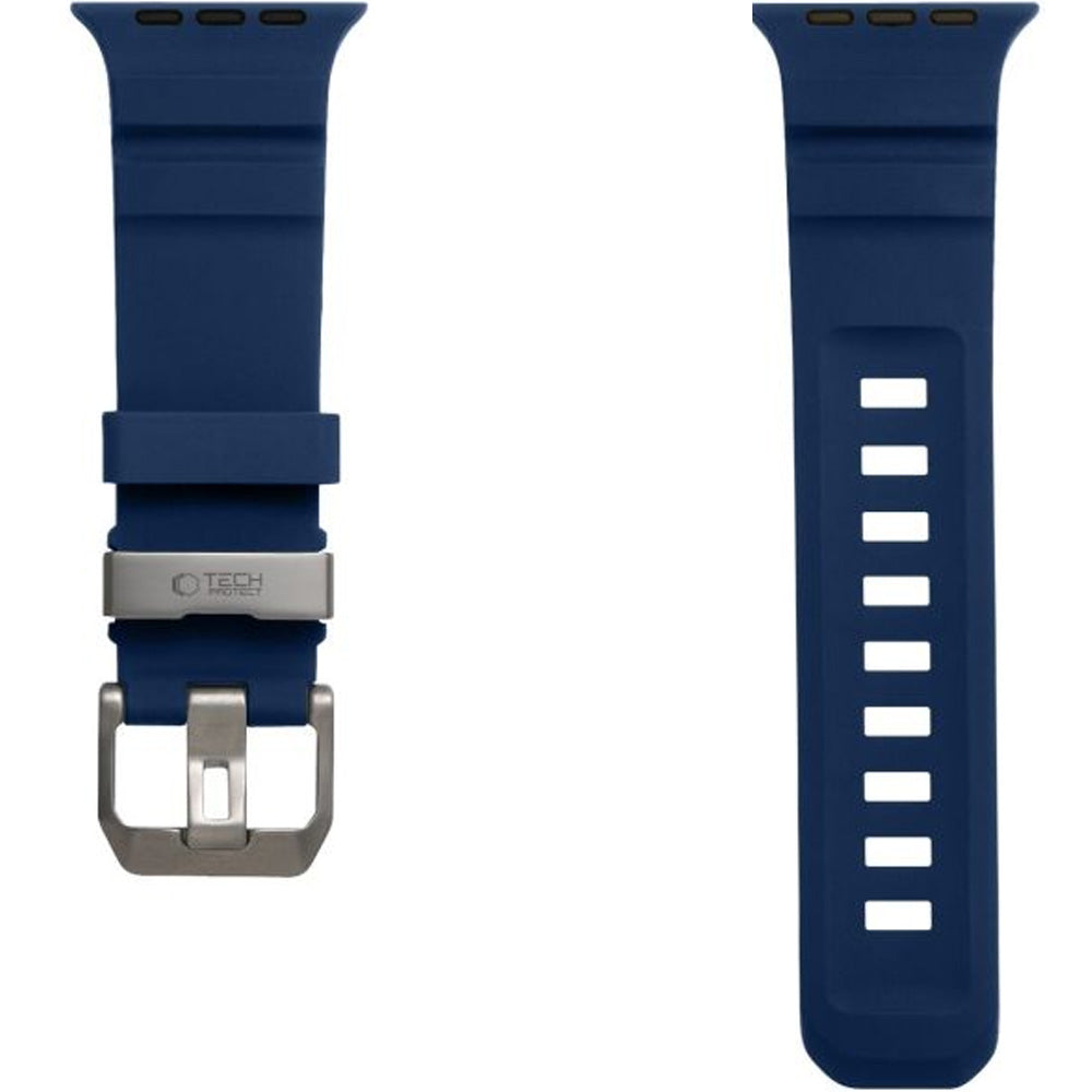 Armband für Apple Watch 44/45/46/49 mm, Tech-Protect Motion, Dunkelblau (3/8)