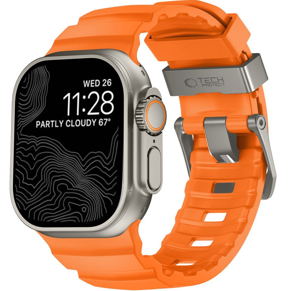 Armband für Apple Watch 44/45/46/49 mm, Tech-Protect Motion, Orange (1/7)