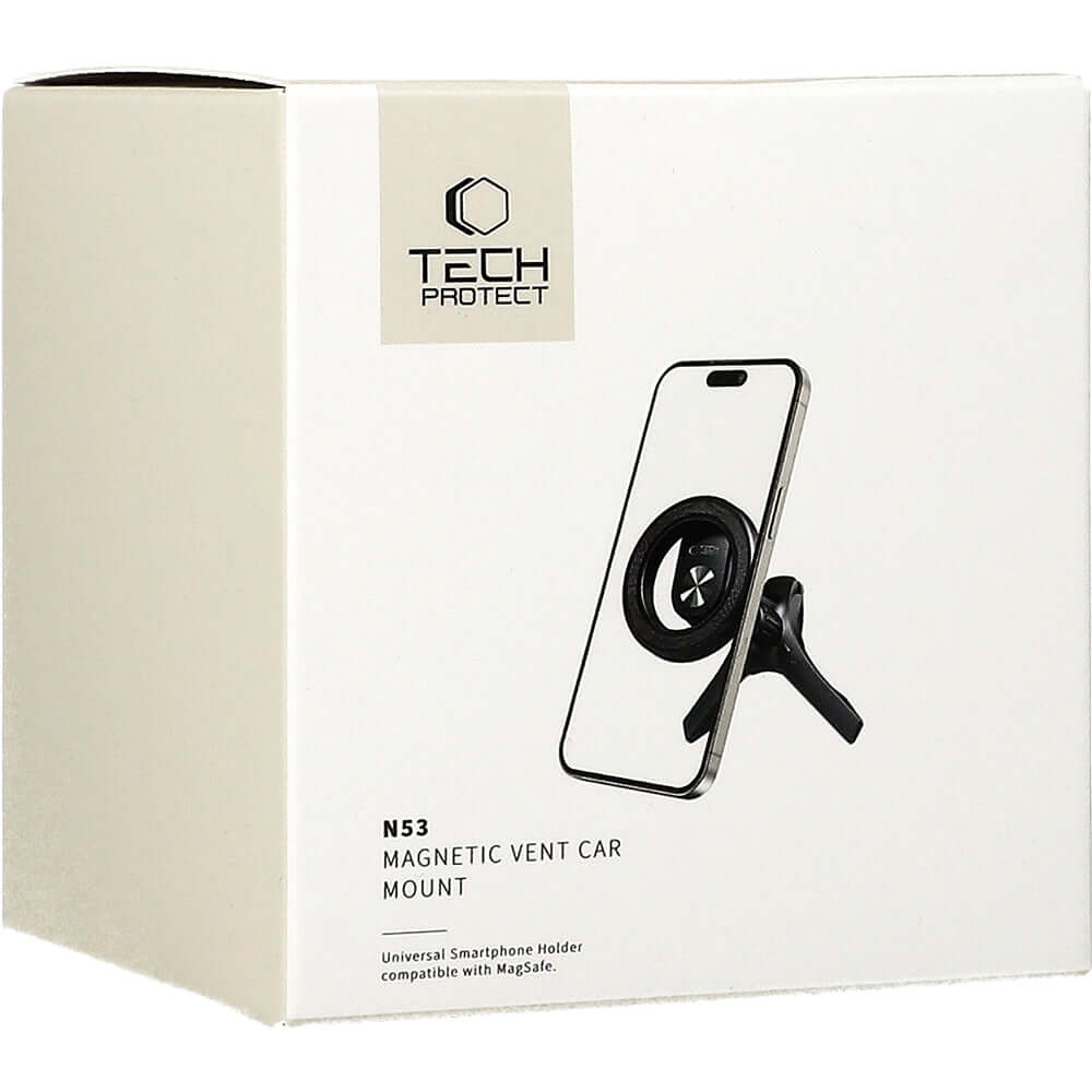 Autohalterung für Lüftungsgitter, Magnetische für MagSafe Tech-Protect N53 Magnetic Stable Vent Car Mount, Schwarz
