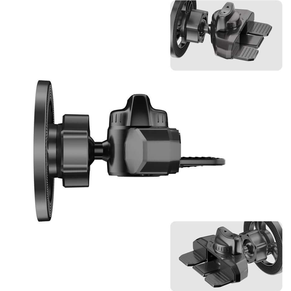 Autohalterung für Lüftungsgitter, CD-Schacht, Magnetische für MagSafe Tech-Protect N56 Magnetic CD & Vent Car Mount, Schwarz