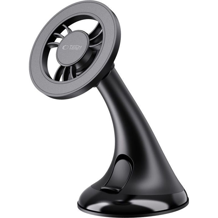 Magnetische Handy-Halterung für Lüftungsgitter / Cockpit / Windschutzscheiben, Tech-Protect N56, mit MagSafe, Schwarz