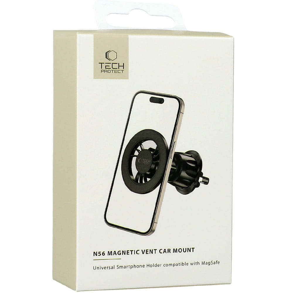 Auto Handyhalterung Tech-Protect N56 Magnetic MagSafe Vent Car Mount, Schwarz