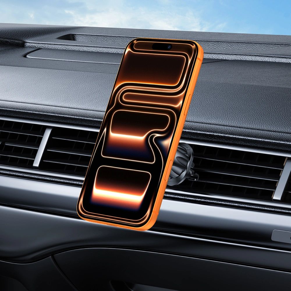 Magnetische Handy-Halterung für Lüftungsgitter Tech-Protect N56 Magnetic Vent Car mit MagSafe, Karbon Schwarz