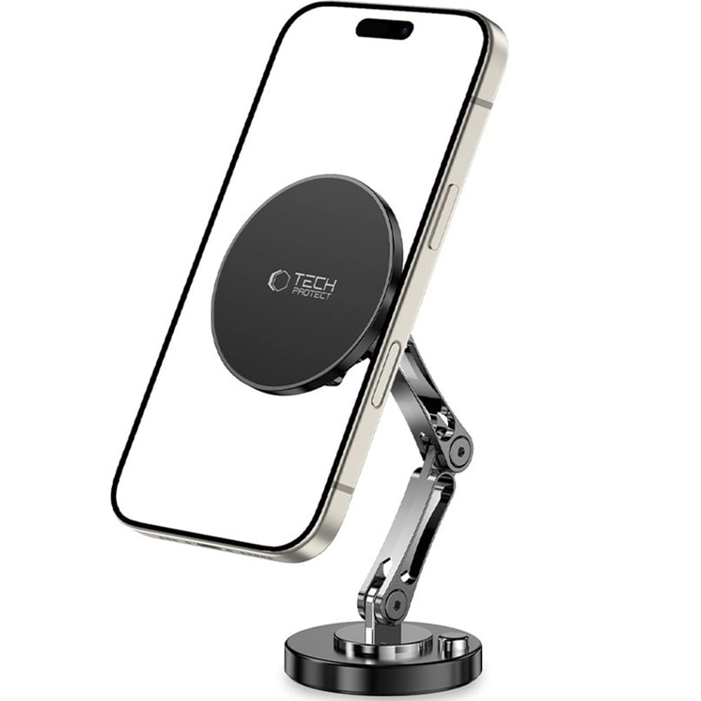 Auto Handyhalterung Tech-Protect N57 Magnetic MagSafe Dashboard Car Mount auf dem Armaturenbrett, Schwarz
