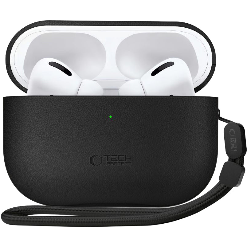 Schutzhülle für AirPods Pro 3, Tech-Protect NaturalFit, Schwarz