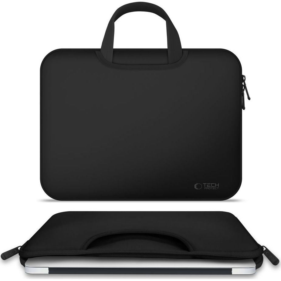 Schutzhülle für 13" / 14" Laptop, Tech-Protect Neopren Bag, Schwarz