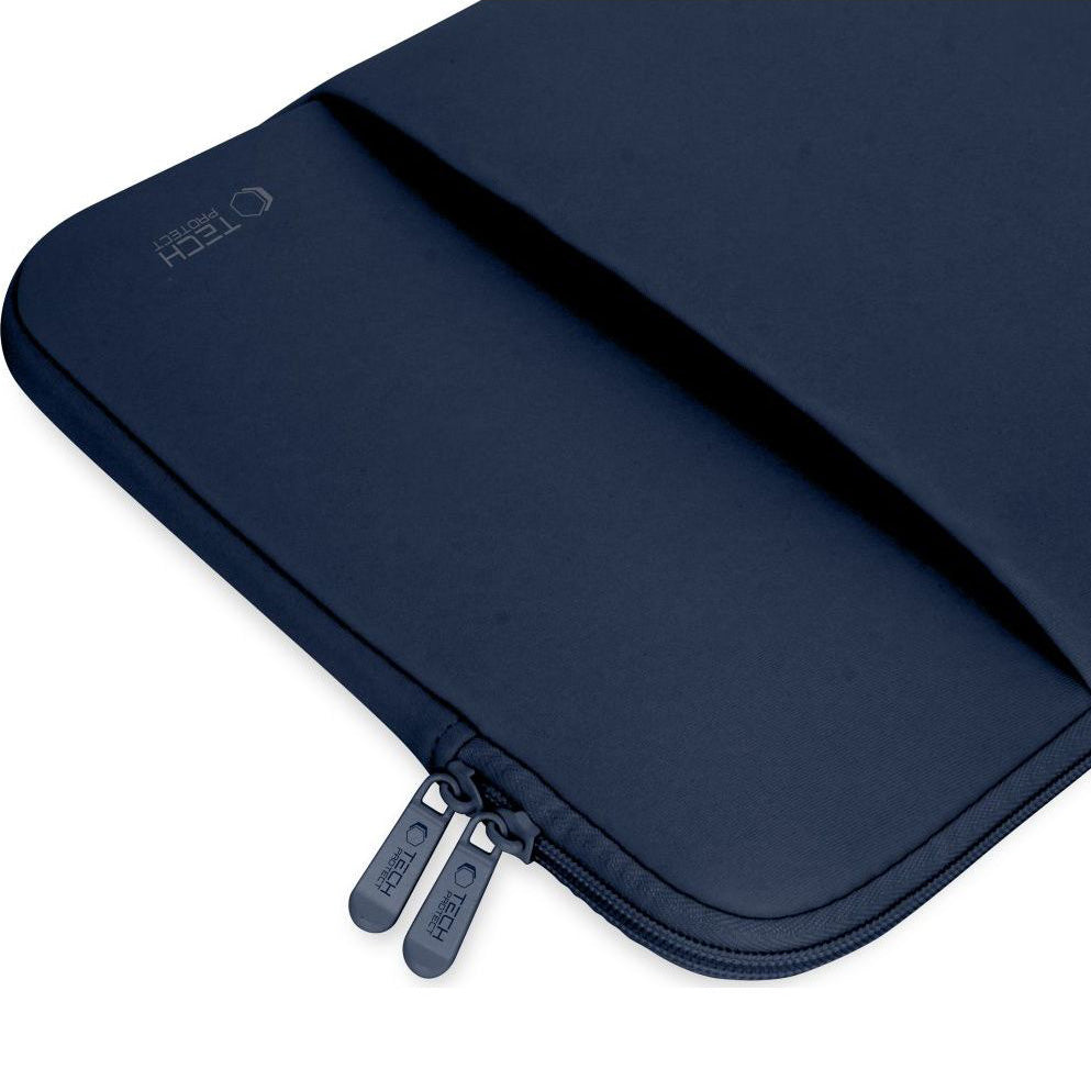 Schutzhülle für 14" Laptop, Tech-Protect Neopren, Dunkelblau