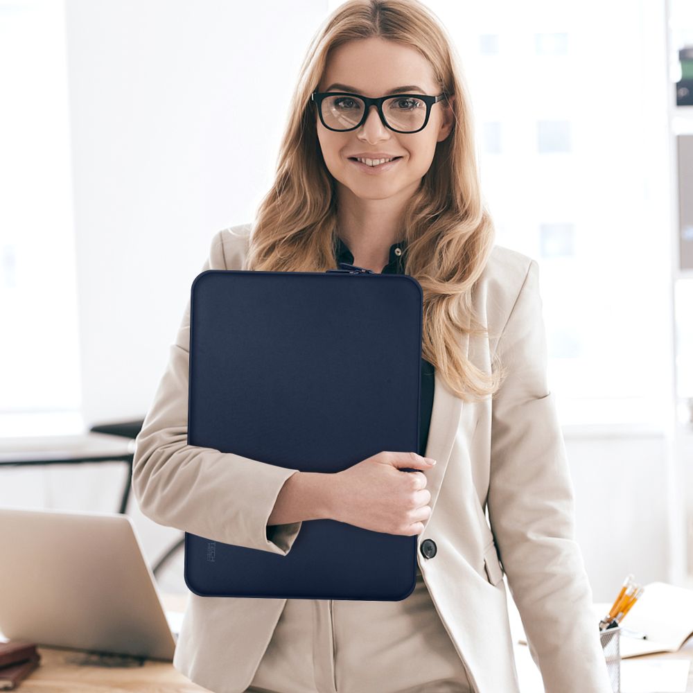 Schutzhülle für 15" / 16" Laptop, Tech-Protect Neopren, Dunkelblau