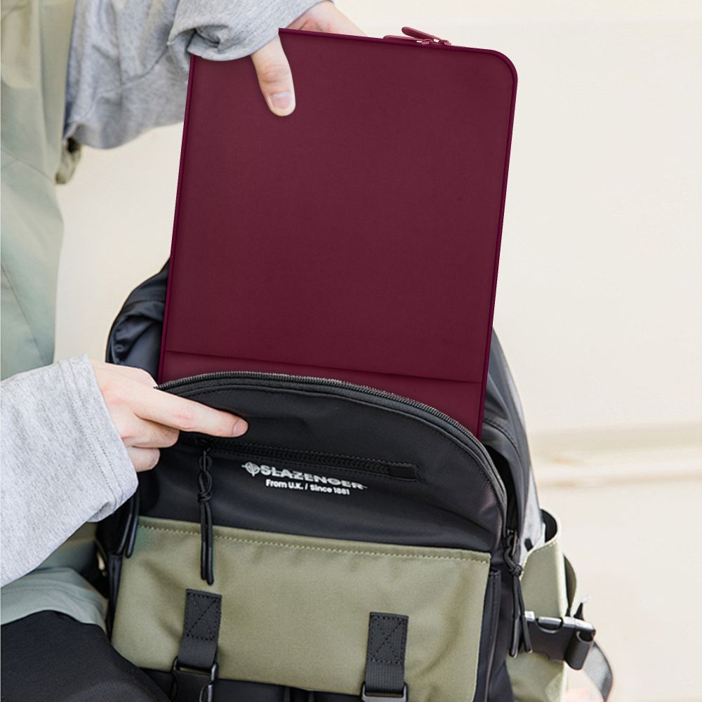Schutzhülle für 15" / 16" Laptop, Tech-Protect Neopren, Kastanienbraun