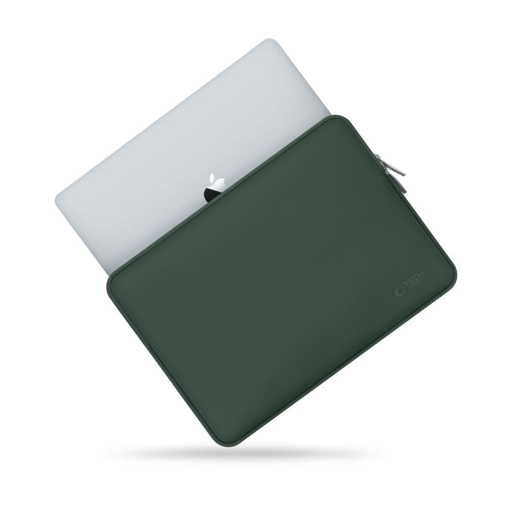 Schutzhülle für 13" / 14" Laptop, Tech-Protect Neo Slim, Dunkelgrün
