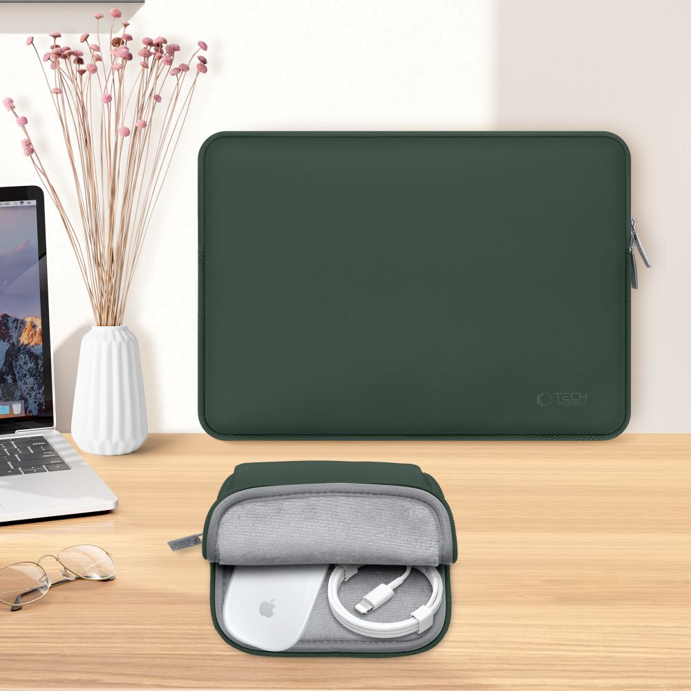 Schutzhülle für 15" / 16" Laptop, Tech-Protect Neo Slim, Grün