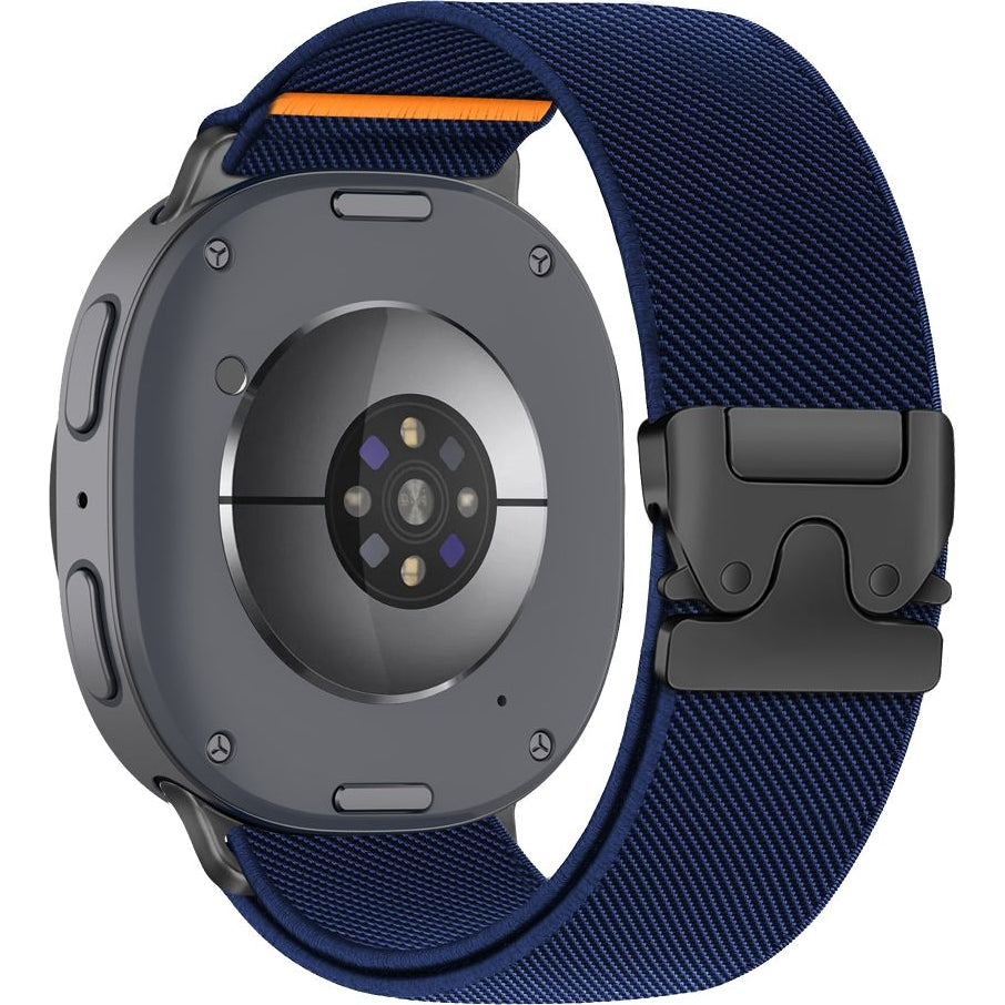 Armband für Galaxy Watch 9 40 mm / 44 mm / 8 40 mm / 44 mm / 8 Classic 46 mm, Tech-Protect Nylon Clasp, Dunkelblau
