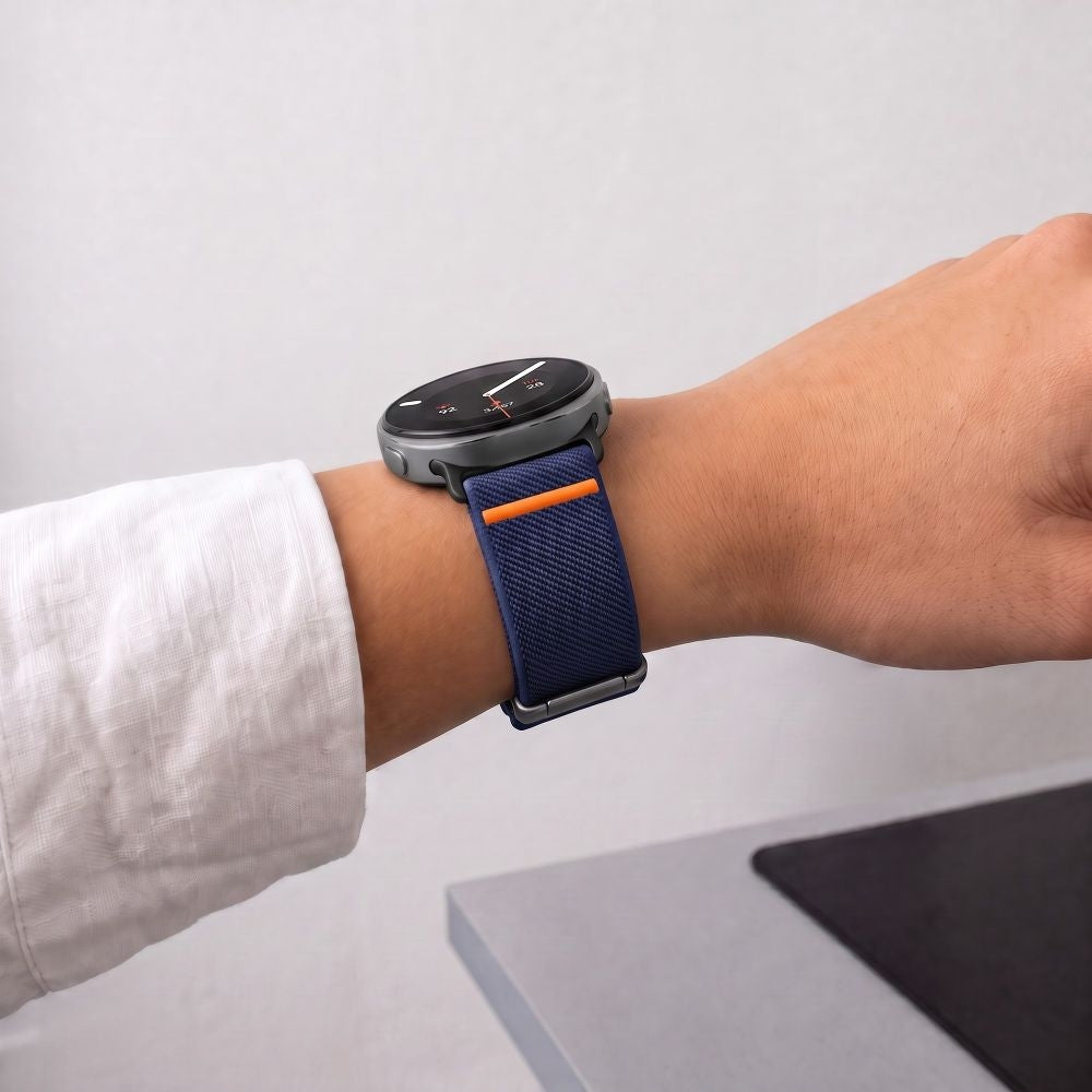 Armband für Galaxy Watch 9 40 mm / 44 mm / 8 40 mm / 44 mm / 8 Classic 46 mm, Tech-Protect Nylon Clasp, Dunkelblau